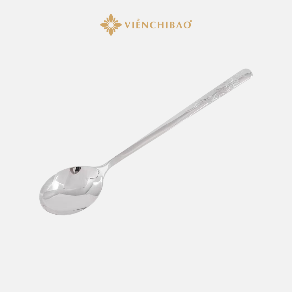 Thìa Bạc Nguyên Chất S999 Họa Tiết Phượng Hoàng - Viễn Chí Bảo
