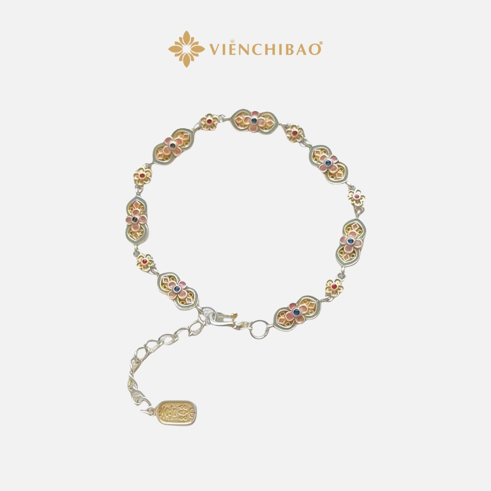 LẮC TAY HOA MAI TRÁNG MEN - VIỄN CHÍ BẢO - L400783