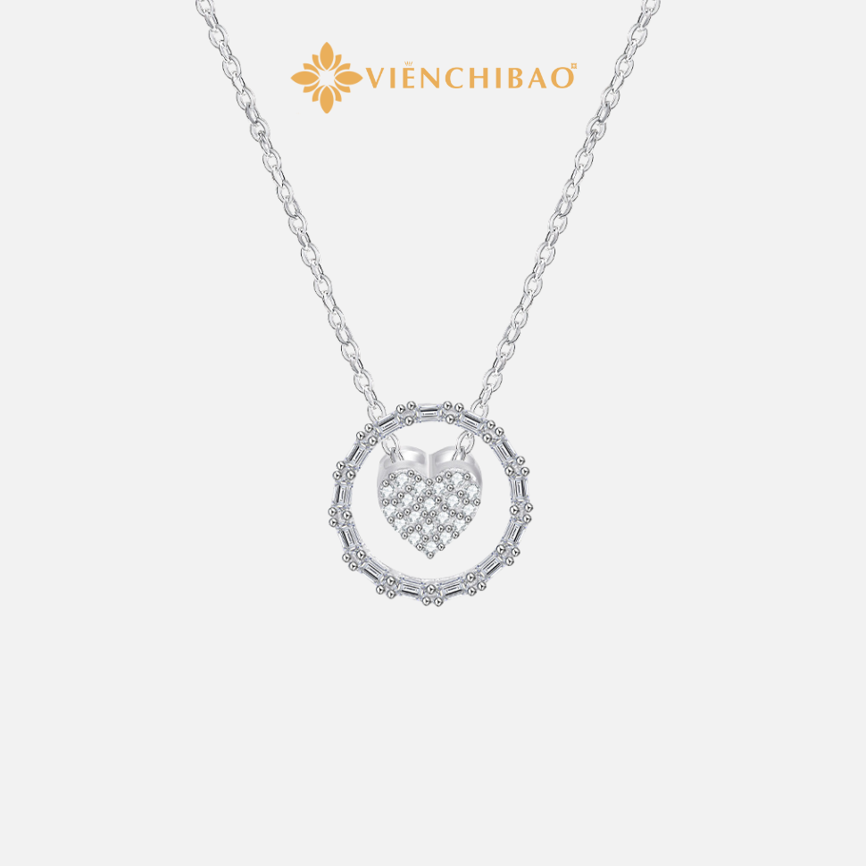 DÂY CHUYỀN TRÁI TIM LẤP LÁNH - VIỄN CHÍ BẢO - D401095