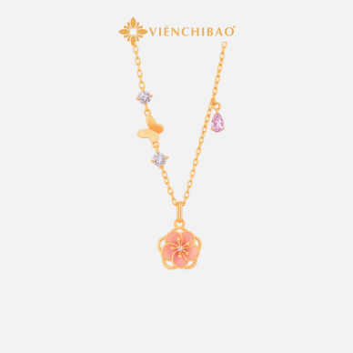 DÂY CHUYỀN HOA ANH ĐÀO XOAY - VIỄN CHÍ BẢO - D401110