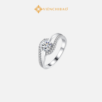 NHẪN DẢI NGÂN HÀ MOISSANITE 5.5LI - VIỄN CHÍ BẢO - N400191