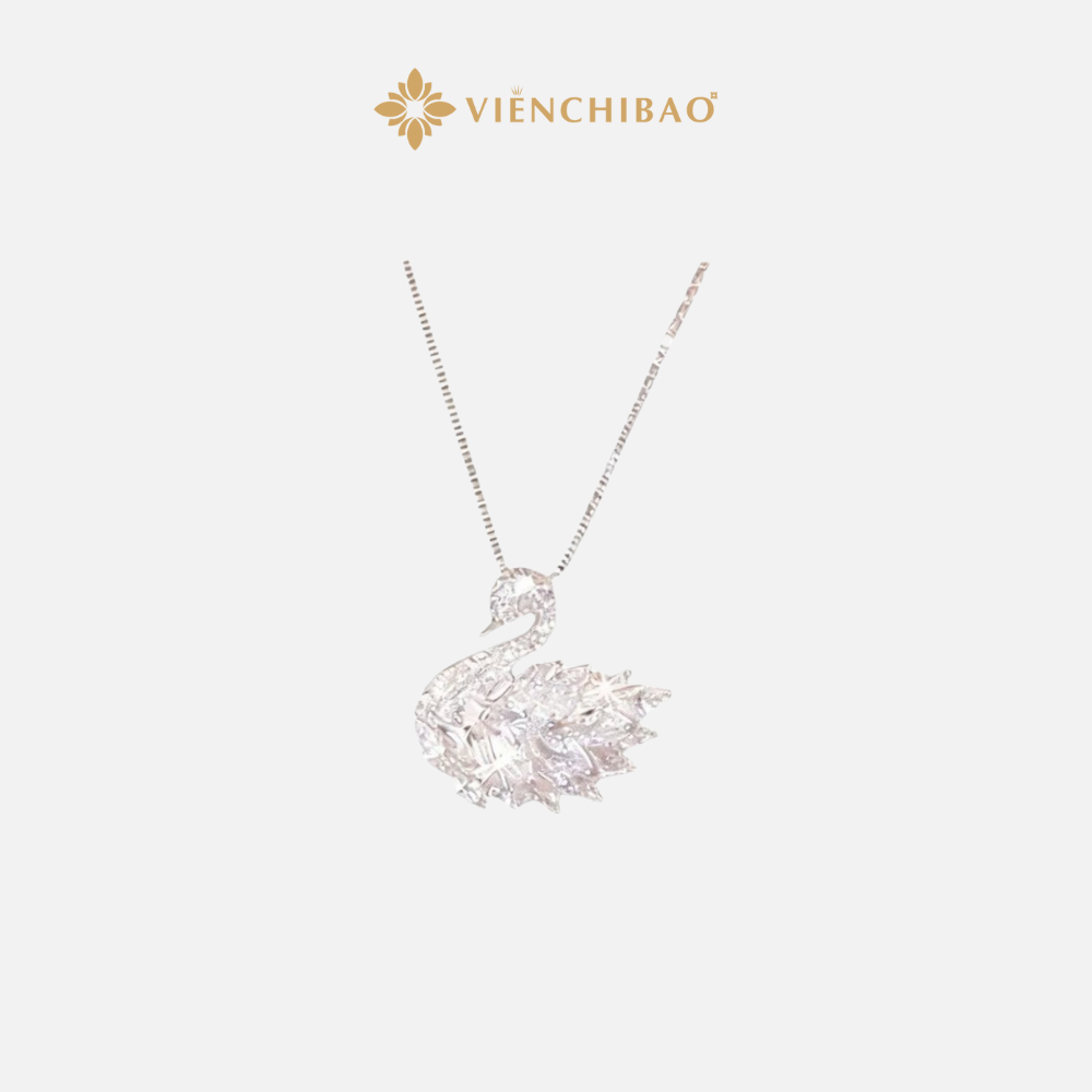 DÂY CHUYỀN THIÊN NGA S925 ĐÍNH ĐÁ ZIRCON - VIỄN CHÍ BẢO - D401117
